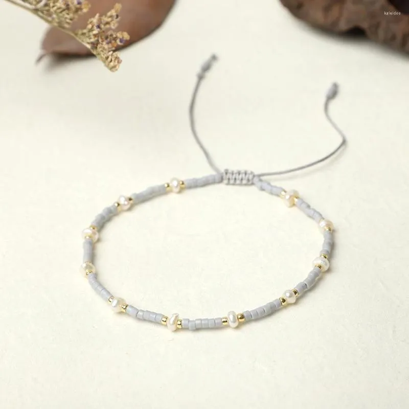 Charm Bracelets Shinus Natural Pearl Bracelet For Women Miyuki Seed Beads Gifts Jewelry Girl Child Simple Beaded Pulseras Mujer