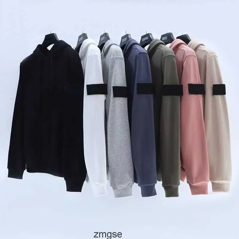 Sweat à capuche Veste d'hiver Designer pull Hommes à manches longues topstoney broderie lettre pierres veste pierre putwear lâche décontracté sweat à capuche fermeture éclair top femme # 9 7ZID