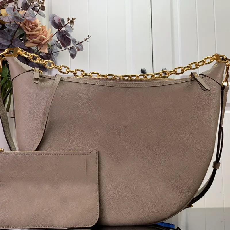 Loop Hobo Bags Women Luxury Original Quality Canvas Designer Fashion Handväska axelväskor Crossbody med Box B526