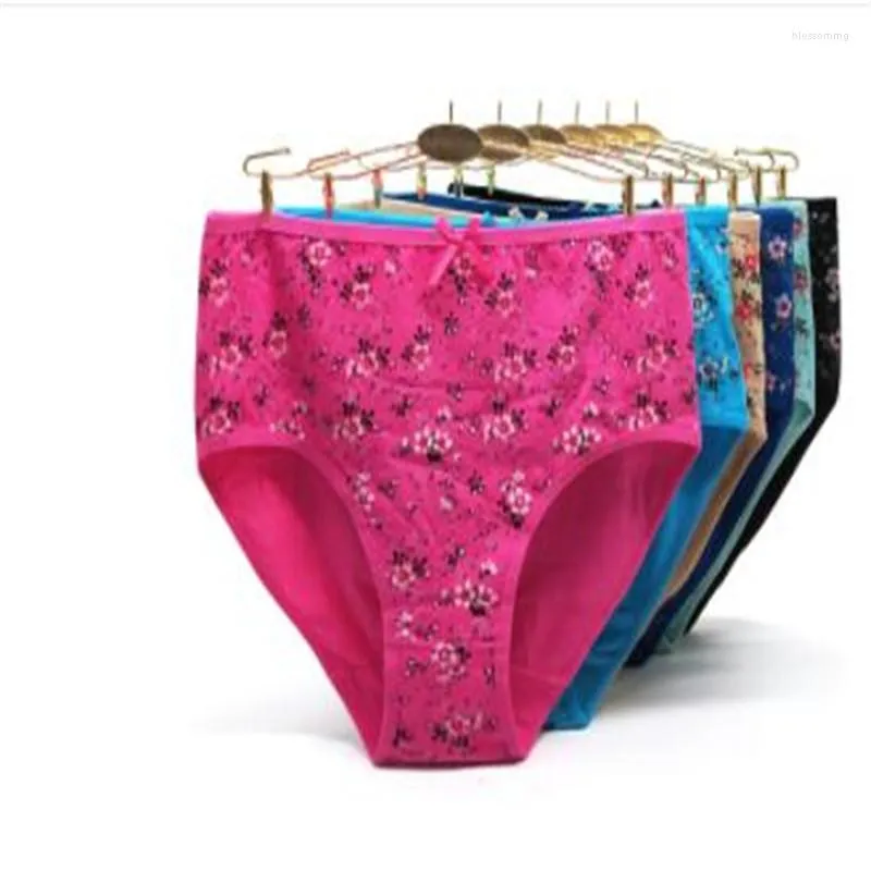 Kvinnors shorts 6 stycken/mycket bomullsunderkläder kvinnor trosor plus storlek trosor kvinnliga knickers dam underkläder flicka intim hög midja