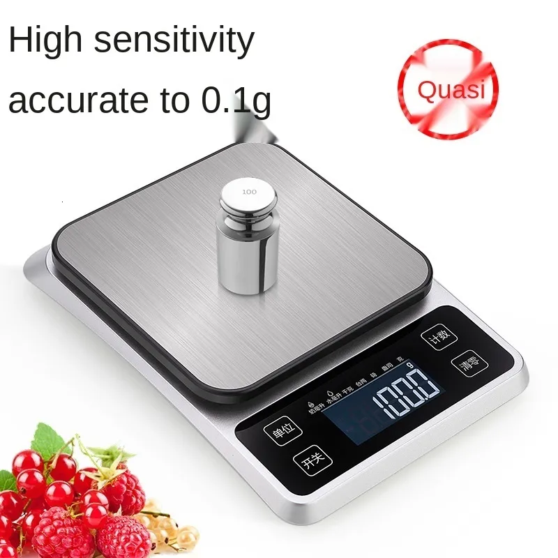 Bisonbody Smart Digital Kitchen Scale – Edelstahl, Bluetooth, Misst Nährwerte, 5 Maßeinheiten, LCD-Display