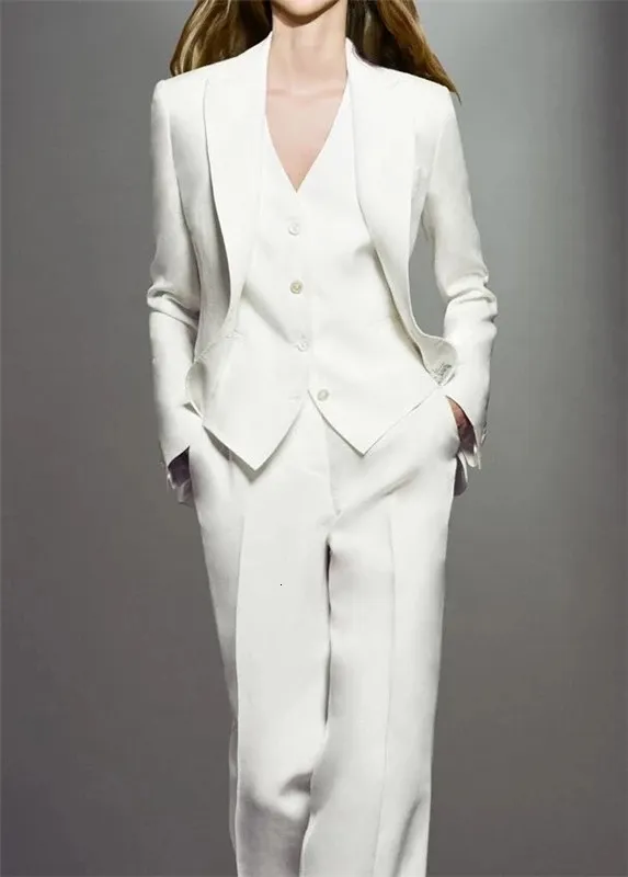 White business suits for women discount