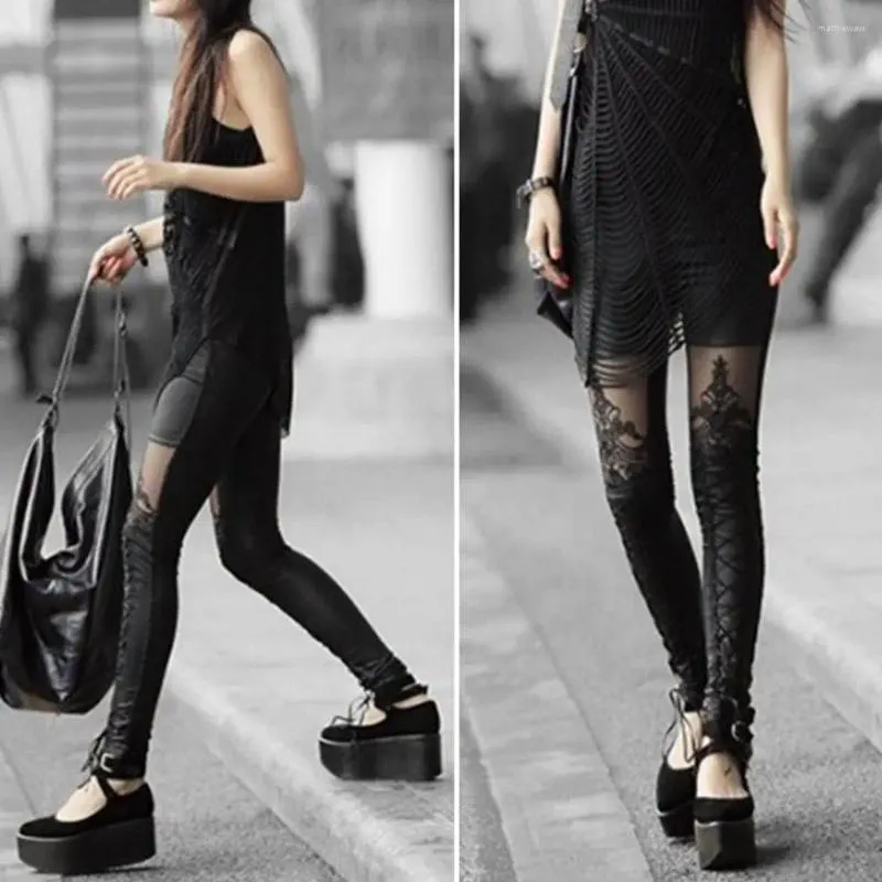 Modern Anti Pilling Womens Leather Leggins Leggings With Cross Bandage And  Hip Lifting From Matthewaw, $12.45