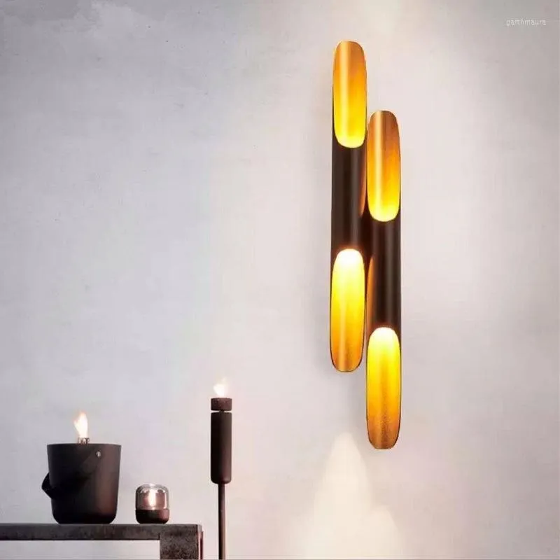 Lampade da parete Lampada montata Lampada moderna in cristallo Letto intelligente Decorazioni per la casa rustiche Candele Luce da bagno Supporto a LED retrò