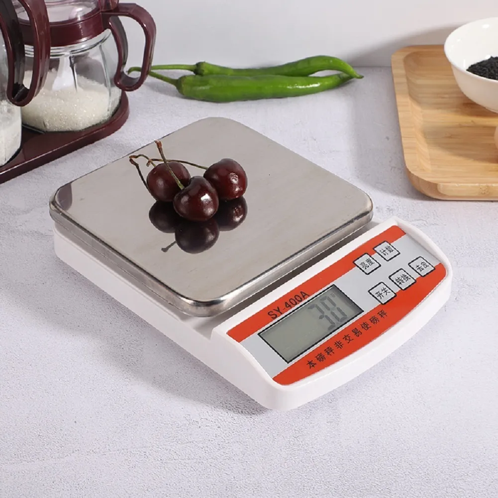 家庭スケールSF-400A高精度キッチンの重量スケール家庭用品茶電子スケールベーキングハーブスケール / 5000G 230426