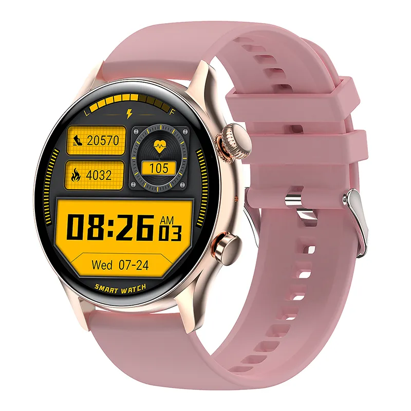 Zodvboz Astuto Della Vigilanza Degli Uomini di Bluetooth Chiamata Orologio AMOLED Schermo HD NFC Sport Fitness Impermeabile smartwatct Donna Per Android