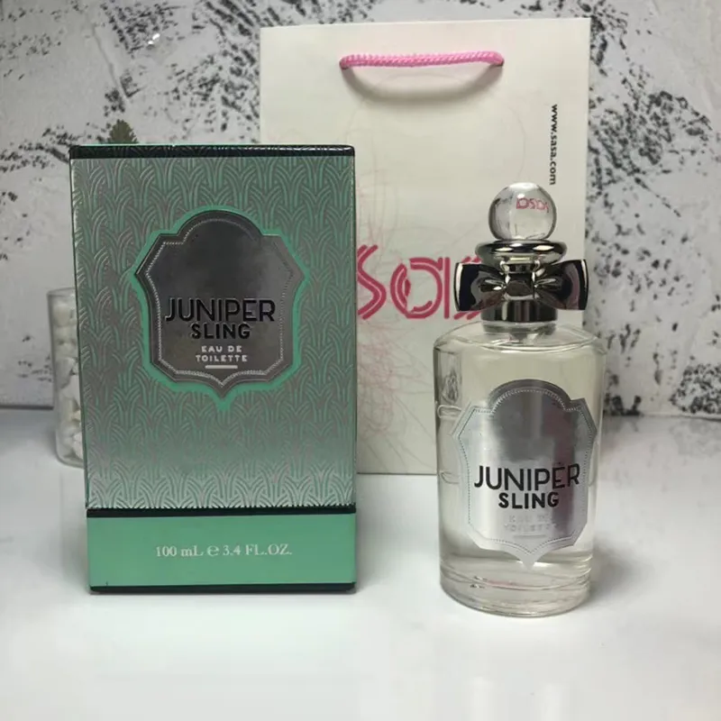 عطر للرجال مصمم فرقة Juniper Sling Anti-Forsporant Meodorant 100 Ml Ml EDT Srort Natural Male Cologne 3.4 fl.oz eau de poalette رائحة طويلة الأمد للهدية