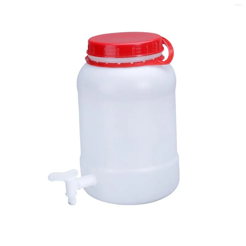 Förvaringsflaskor Vattenbärare med kran 10L Hantera juice limonad dispenser fat för backpacking BBQ överlevnad vandring utomhus