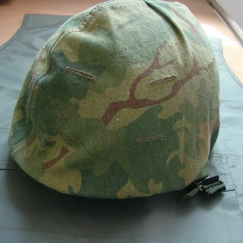 Camouflage Army Hat Reversible Helmet Cover Durable Cotton Twill
