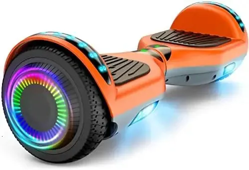 معسكر المطبخ Hoverboard 65 بوصة التوازن الذاتي الحوافز مع بلوتوث ومصابيح LED أضواء اللوحة للأطفال المراهقين Campingmoon Leathe 231124