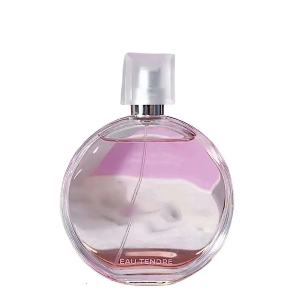 Kanały Oryginalna jakość perfum Eau Tender 100 ml szansy dziewczyna różowa butelka Kobiety spryskiwać dobry zapach długotrwały zapach dany szybki statek