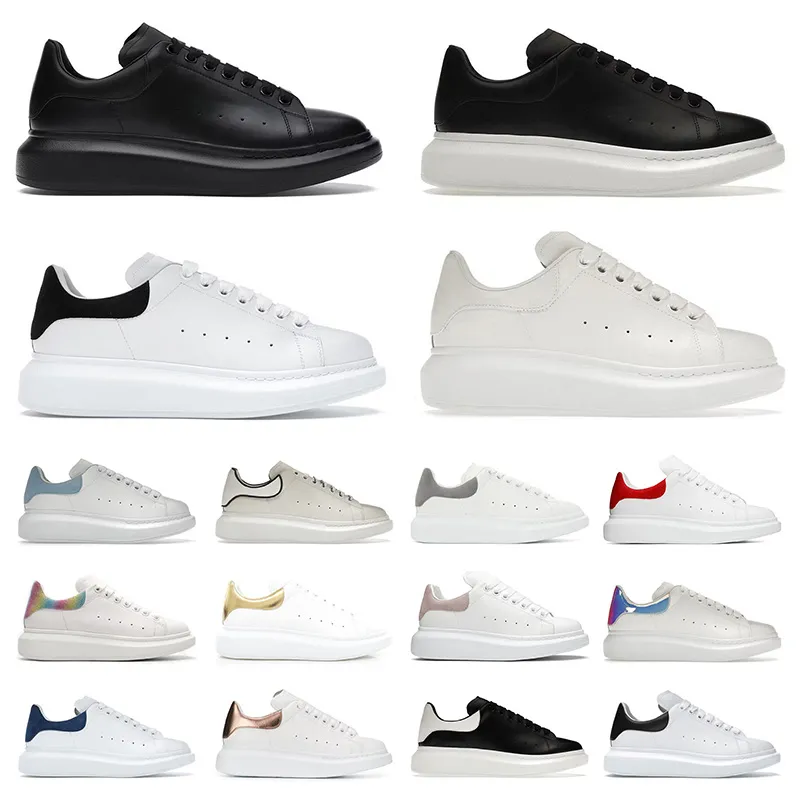 alexandermcqueens alexandra mcqueen mc queen alexander mcqueens Womens Mens Dress Shoes black White Blue Red Velvet Grey Shock Pink 【code ：L】Luxury Designer Sneakers Trainers