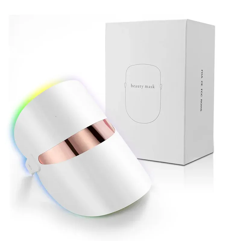 Premium LED Facial Light Therapy Mask - Red Light Face Mask for Skin ...