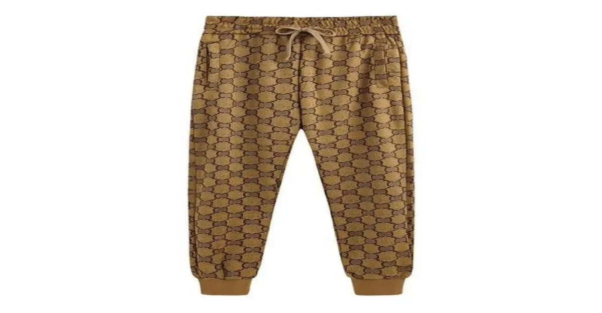 2023 Mens Designer Tracksuit Pants Män Kvinnor Svettbyxor joggar pant mode hip hop sportkläder casual harem elastisk midja byxor5424015