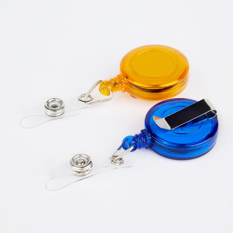 Wholesale Retractable Colour Badge Reel With Zinc Alloy Plastic