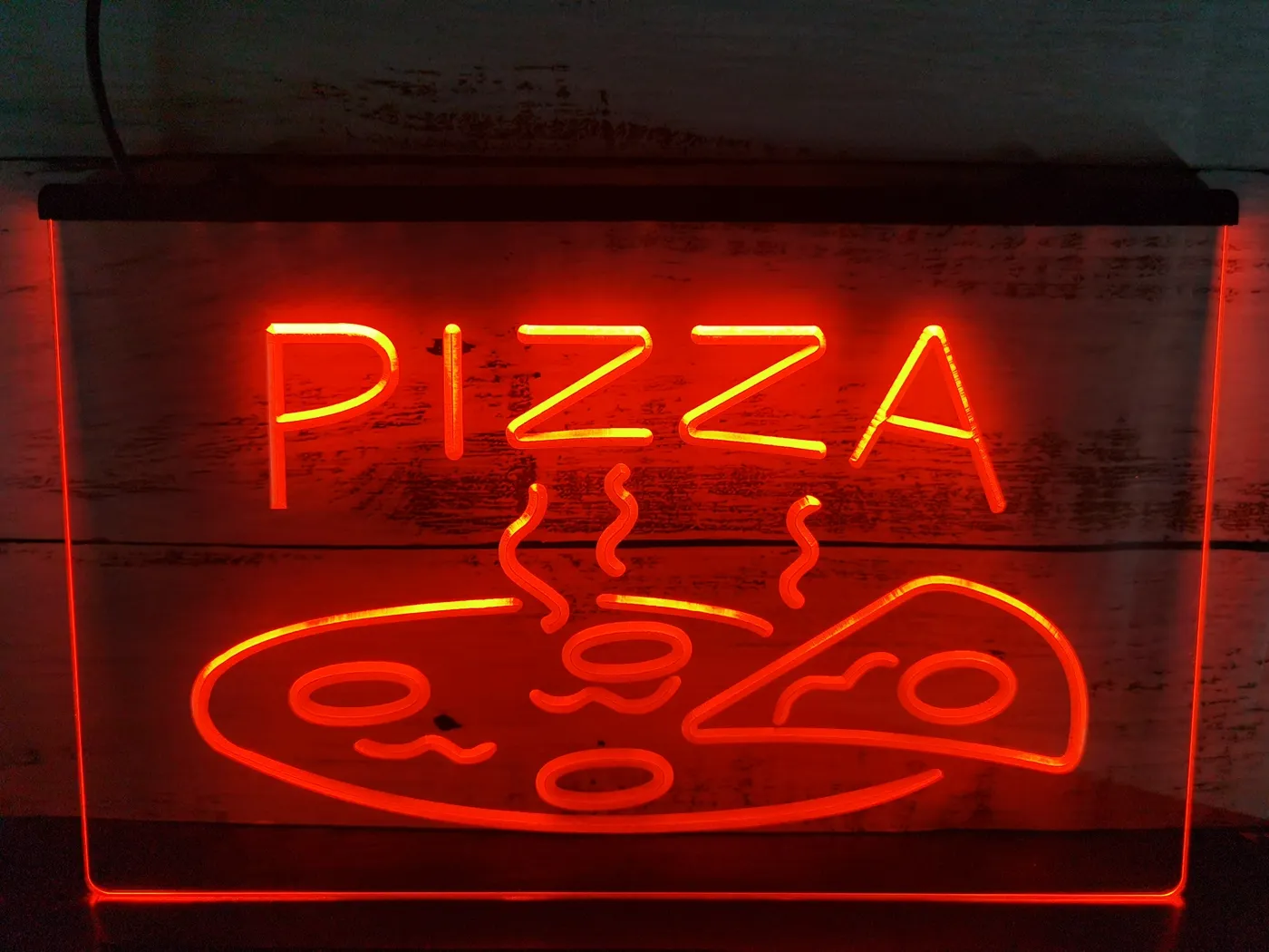 Otwarta gorąca pizza kawiarnia Restauracja Neon znak LED Ściana Light Wall Decor Light Up Neon znak sypialnia przyjęcie przyjęte świąteczne ślub