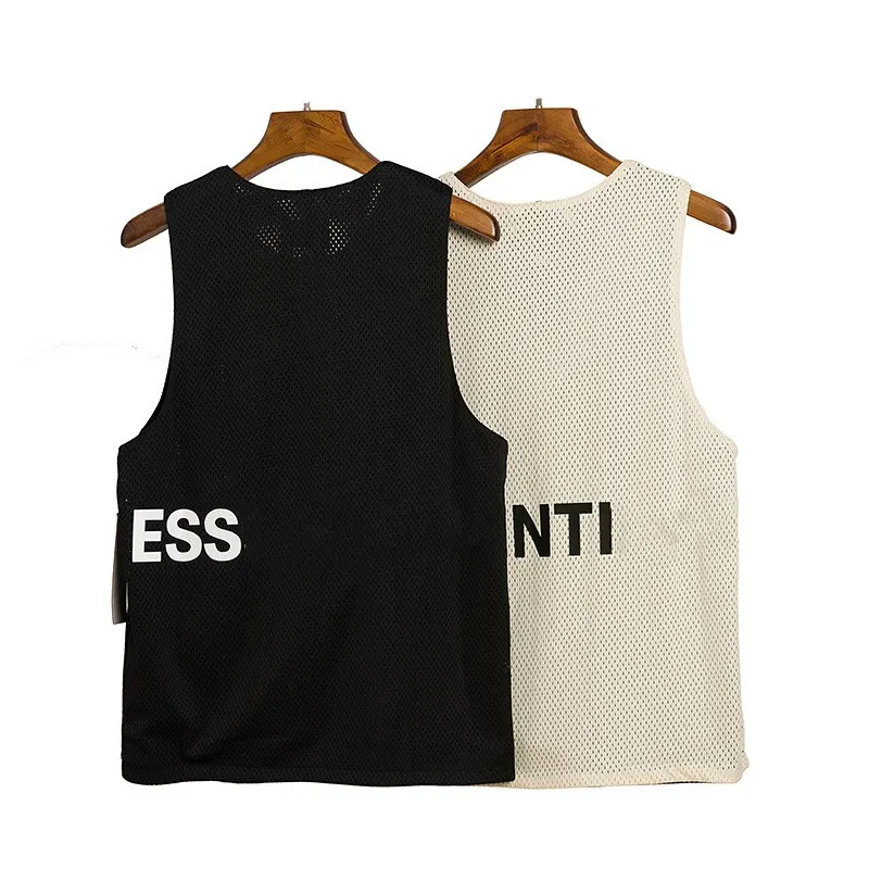 Designer-Männer T-Shirts 2023SS Sommer Männer und Frauen ärmellose Sport beiläufige lose Weste Senior Schriftzug atmungsaktive Essent Tanktop Weste gedruckt