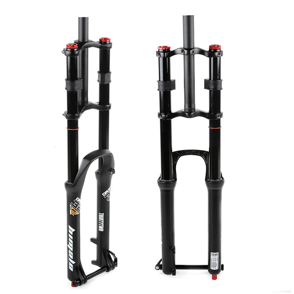 Fourche Suspension VTT HIMALO Air 130mm - 26/27.5/29 Pouces, Double épaule, Blocage - Neuf