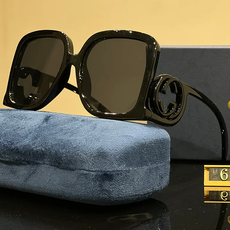 Lyxiga designersolglasögon för kvinnor glasögon män kvinnor solglasögon klassiska märkessolglasögon Mode UV400 Goggle With Box resestrand Factory Store box nice go