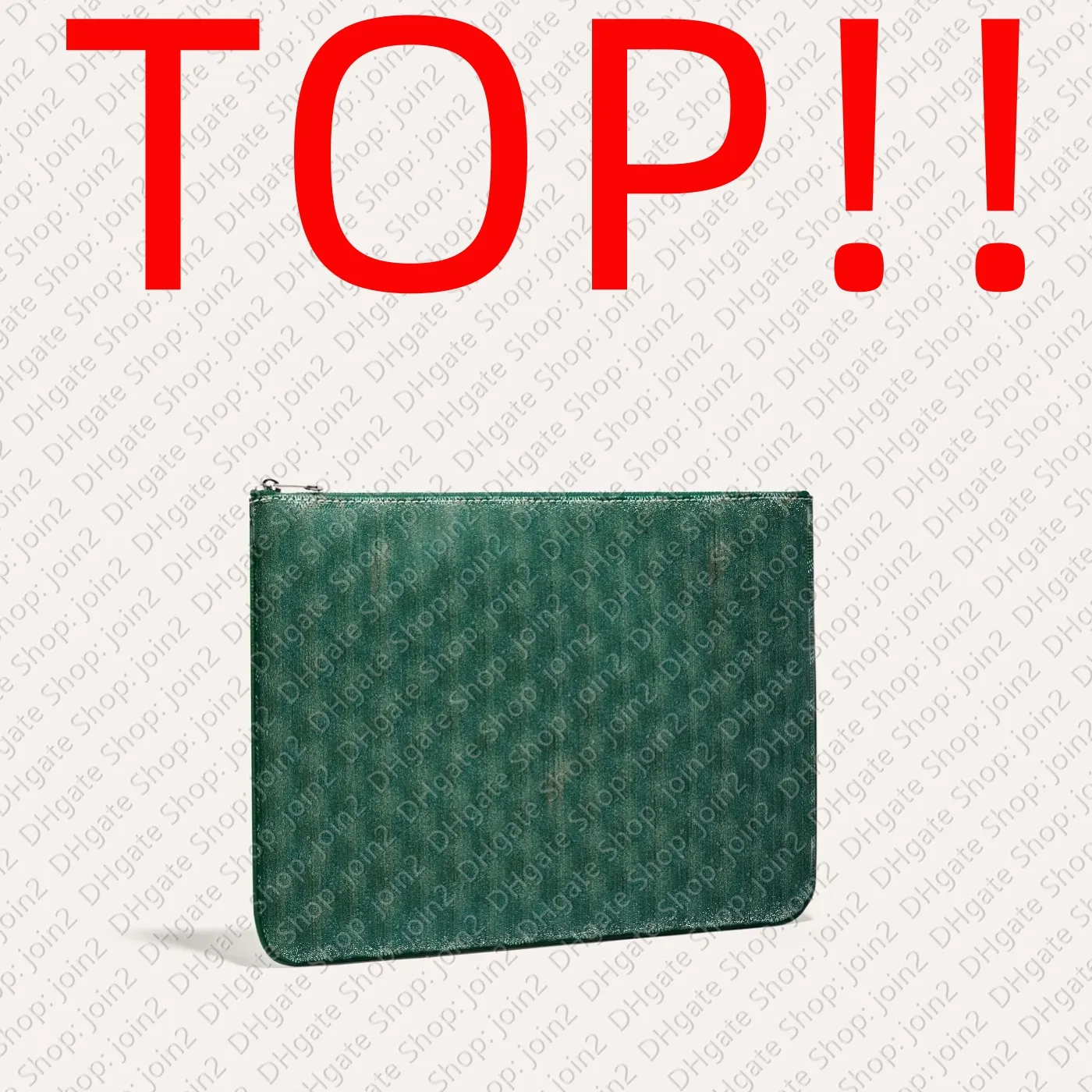 Portadocumentos tamaño A4 TOP. VERDE. SENAT POUCH GM MGM MM Bolso para computadora portátil Organizador de oficina // Bolso de mano de diseñador Bolso Hobo Satchel Bolsos de mano de noche Pochette Accessoires