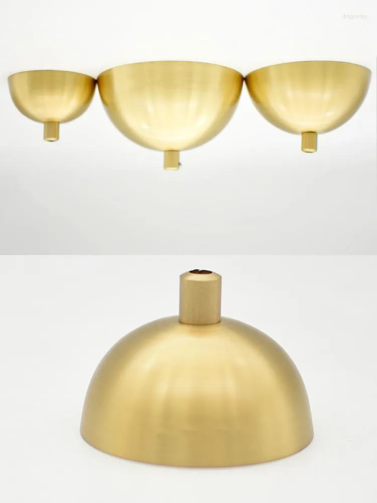 Lamp Holders Thick Brass Ceiling Plate Copper Chandelier Rose Nordic Post-modern Single-head Fixed Disc Hanging Canopy
