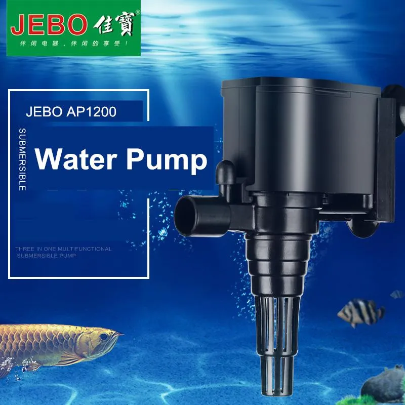 Pumps JEBO LIFETECH Super Water Pump for aquarium 8W Aquarium Pump For Fish Tank Water Circulating Pump to Build Waterscape AP1200