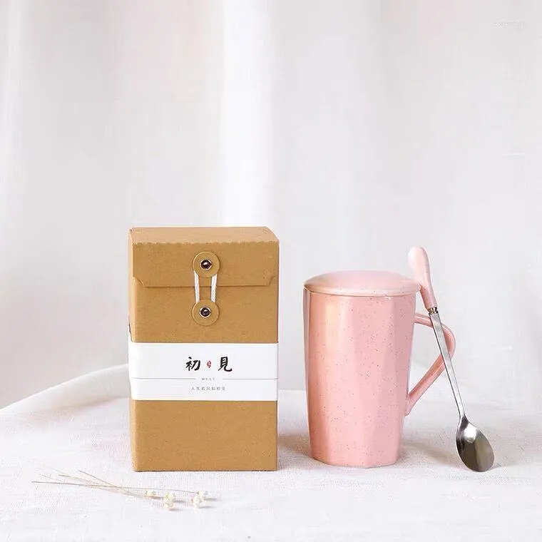 Present Wrap Kraft Paper Box med repfestleveranser Handgjorda tvål Jam Honey Cup Candy Packaging Pack Te Diy Small Business Cardboard