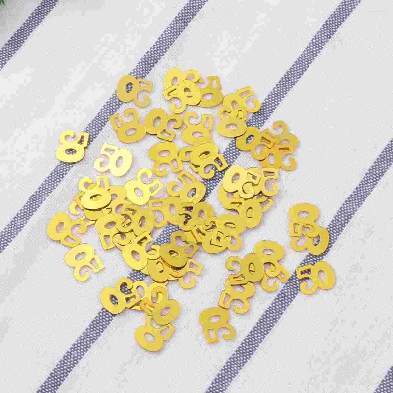 Party Decoration 1200 Pcs Wedding Decor Shiny Table Confetti Small Gift 50th Anniversary 50