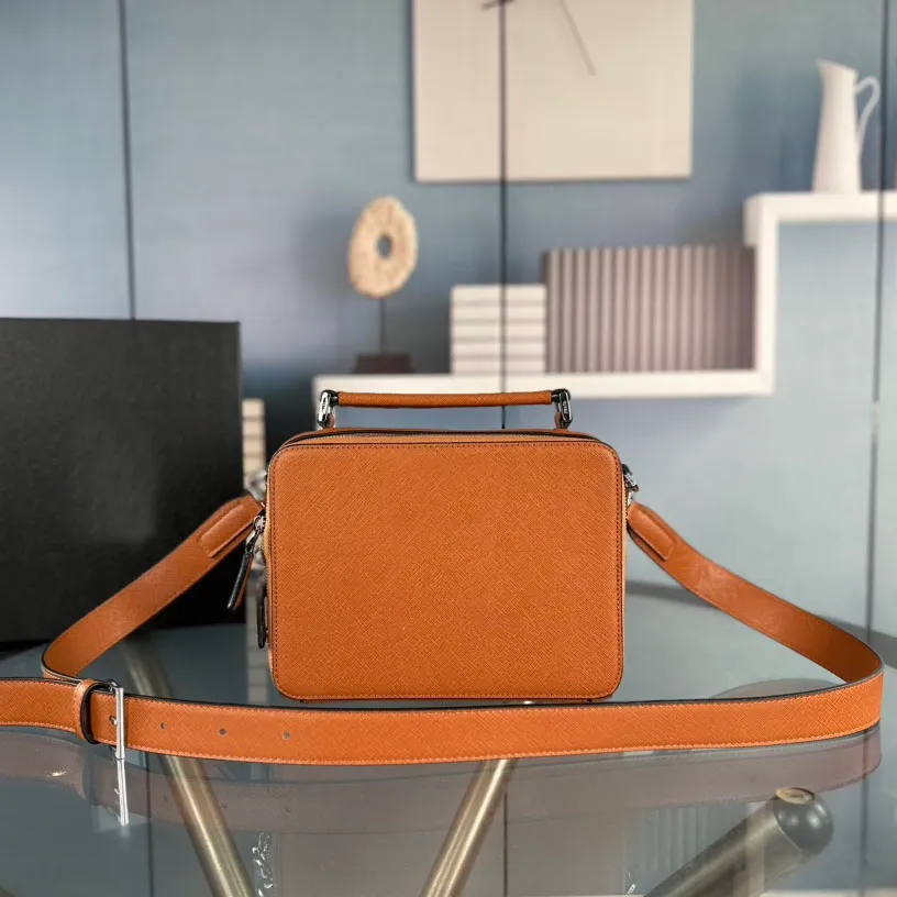 Square Camera Bag Crossbody Leather For Men And Women Designer