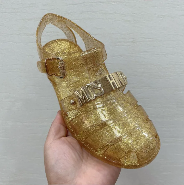 Closed toe jelly clearance sandals