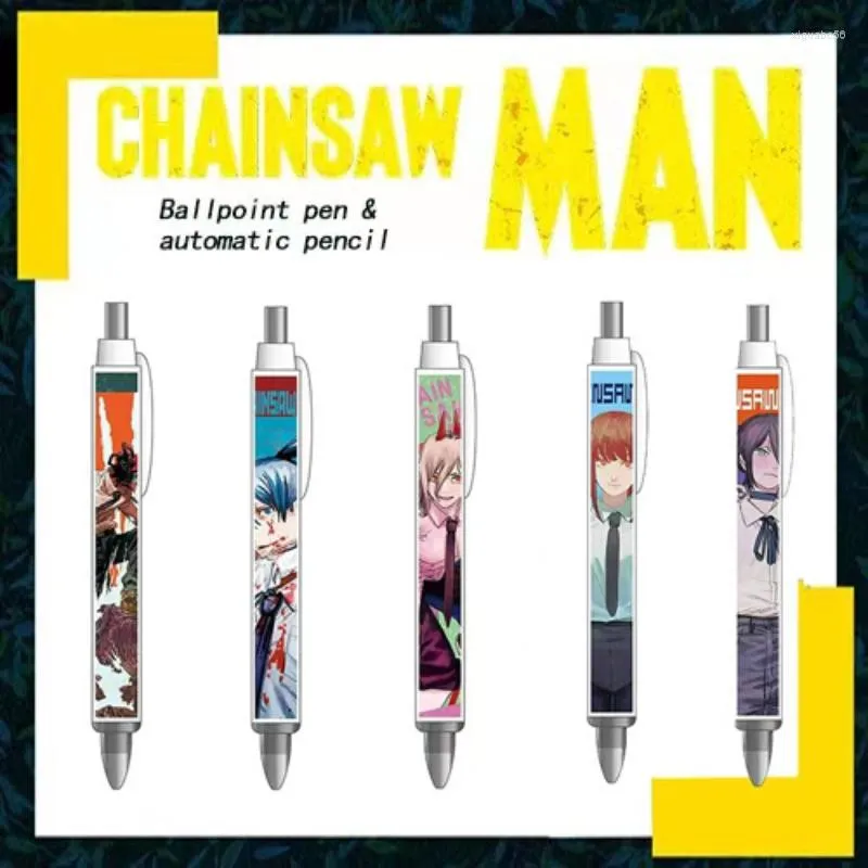 Chainsaw Man Anime Ballpoint Pen Denji Makima Aki Hayakawa Power Pochita Gift