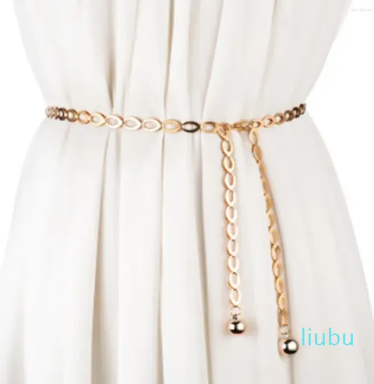 Gold Silver Women Fashion Belt Full Belt Party Jewelry Dress Metal