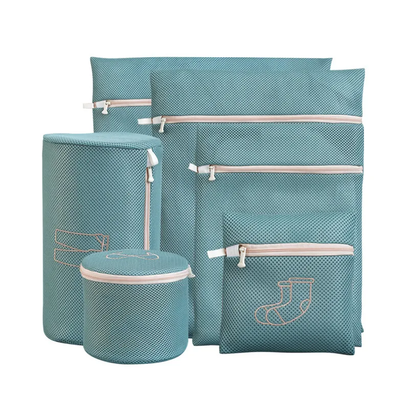 Sac à Linge,Filet Linge pour Machine à Laver,Sac à Linge avec Fermeture  Éclair,Sac à Linge Filet,Sac à Linge Voyage,Sacs de Lavage en Filet  Réutilisables,pour les Petits Vêtements,3PCS : : Cuisine et Maison