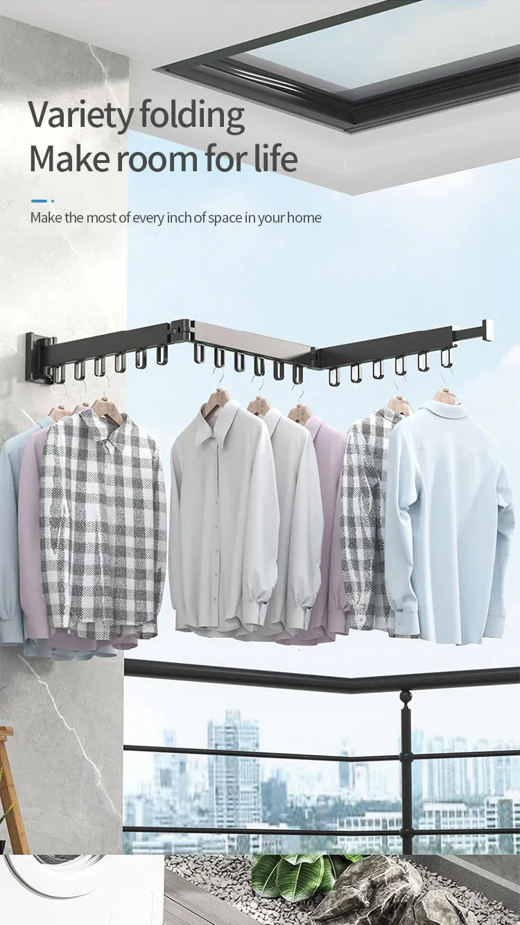 Shark find retractable folding wall hanger sale