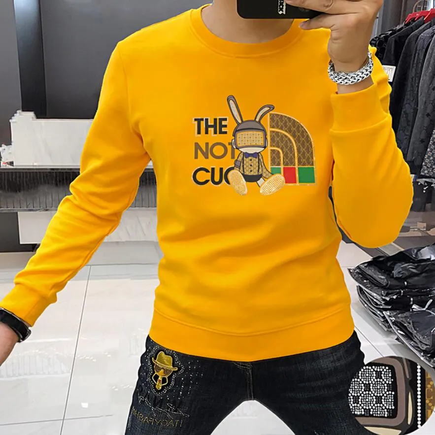 Sweat shirt a cou de cou rond a la mode pour hommes Sweat a capuche confortable et personnalise
