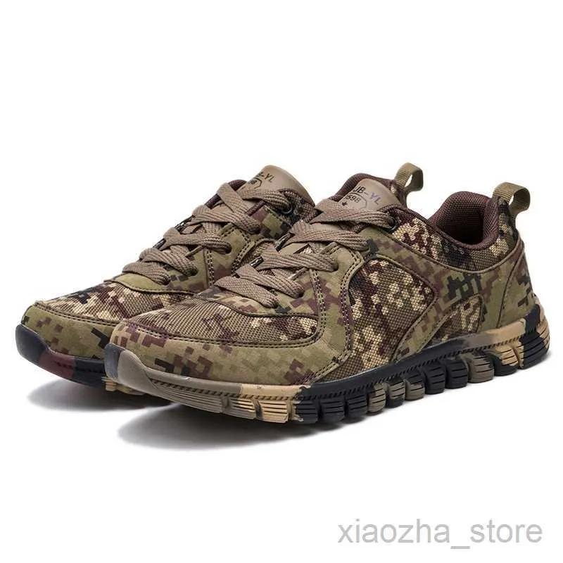 Footwear Outdoor Hiking Men Desert Jungle Digital Camouflage Training Non-slip Breathable Shoes Wear Resistant