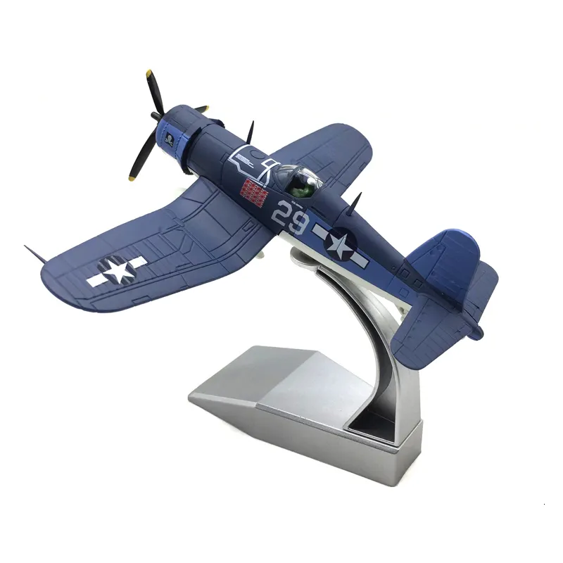 Flygplan Modle Jason Tutu 1/72 Skala U.S. Navy F4U Pirate Land-baserad kämpelegering Militär flygplan Modell Färdig produktdropp 230426