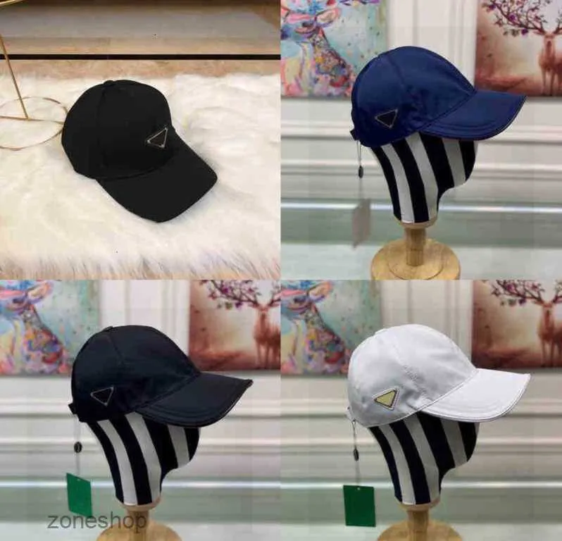 Populaire Triangle Inversé Ball Caps Toile Casual Mode Chapeau pour Sports de Plein Air Hommes Femmes Célèbre Designer Baseball Y66ta1d