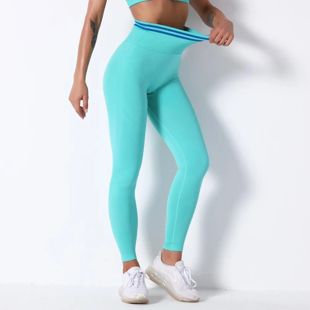 Legginsy qickitout 10% spandeksu bąbelka Bult Butt Bluzy oddychające bezproblemowe legginsy Kobiety biegające spodnie sportowe 5 kolorów