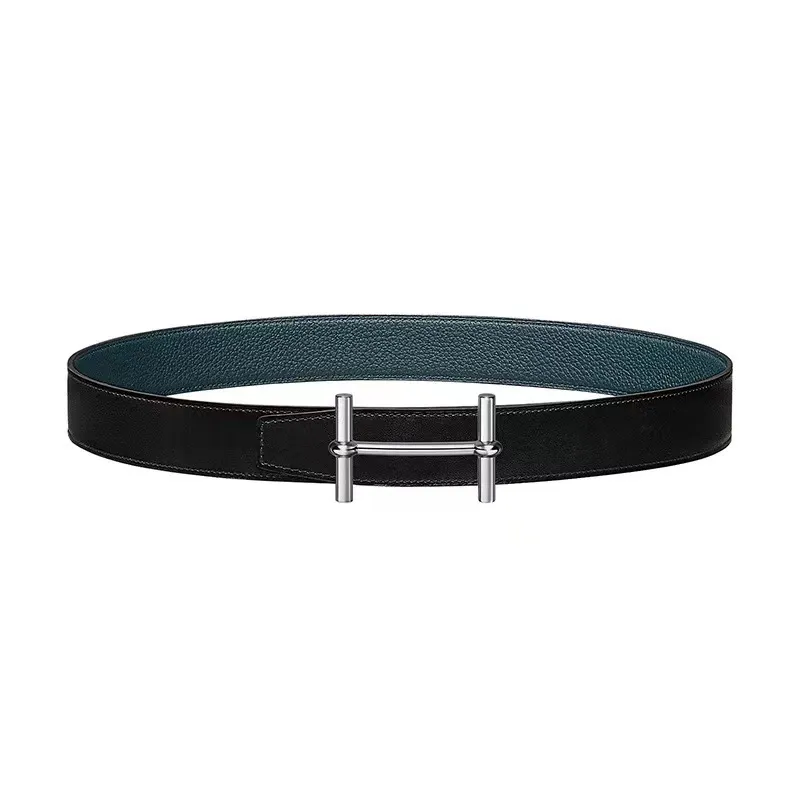 Designer Belts Men's Classic Fashion Business Casual Belt Wholesale Midan Midjeband Womens Metal Buckle Leather Bredd 3,8 cm H0167