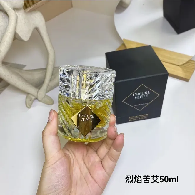 50ml豪華なキリアンブランド香水l'heure Verte formes apple brandy good girl gone gad for women men eu de parfum spray parfum