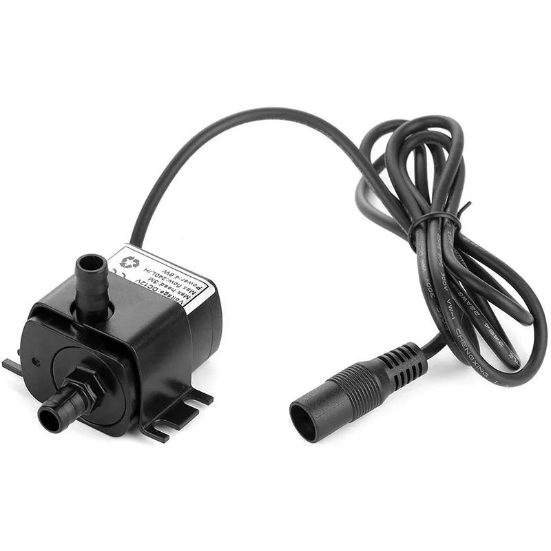 Pumps 12 Volt Small Mini Submersible Water Pump for DIY Swamp Cooler PC CPU Water Cooling Fountain Water Fall 63 GPH