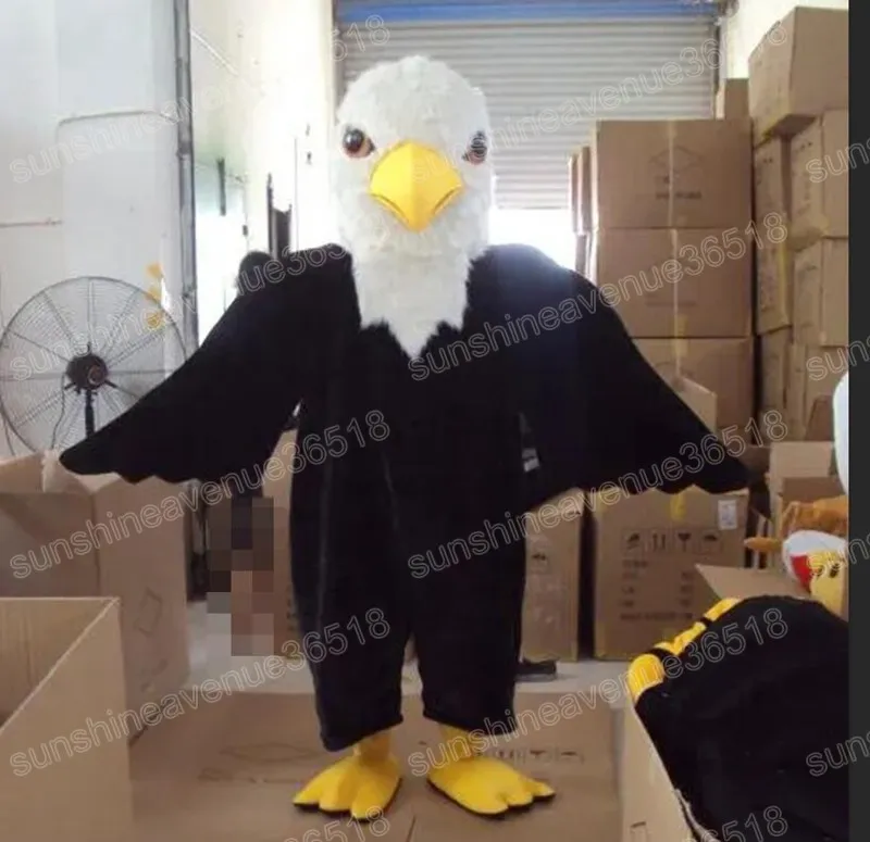 Adult size Brown Eagle Mascot Costume Cartoon theme character Carnival Unisex Halloween Birthday Party Fancy Outdoor Outfit For Men Women