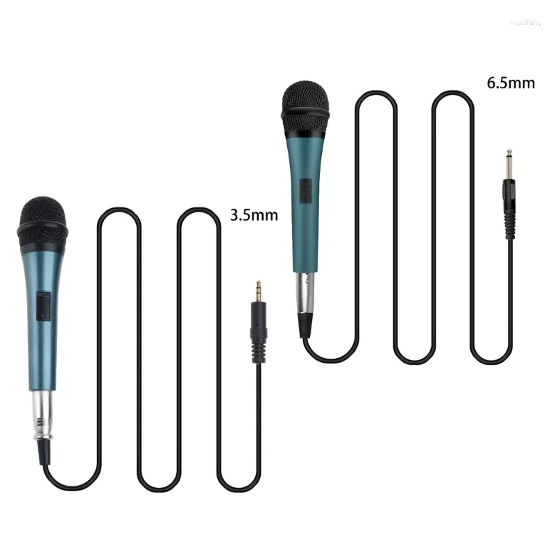 Microphones Karaoke Dynamic Microphone Vocal Mic pour une qualité sonore haute fidélité avec 3m