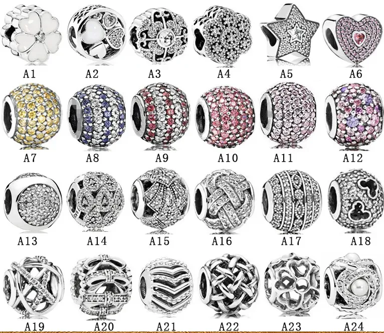 New Arrival 925 Sterling Silve hollow Galaxy four-leaf clover fixed buckle beads DIY Fit Original European Charm Bracelet Fashion Women Jewelry Accessories