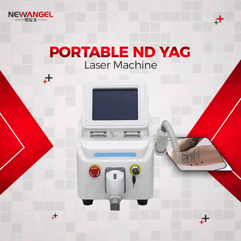 Nuovo arrivo ND YAG Laser Tattoo Rimozione Picosecondi Picmento laser REATTURA Q-SWITCHED