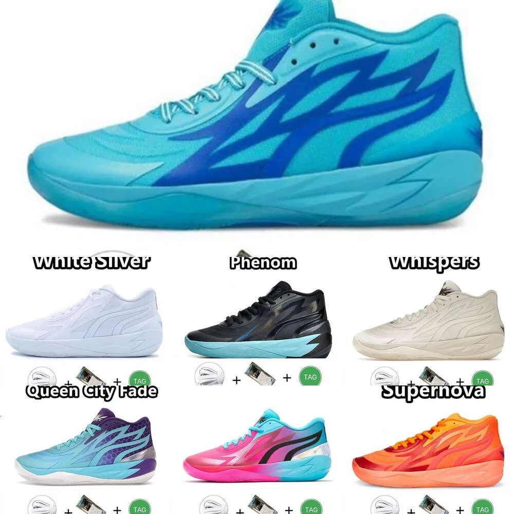 Ball Lamelo MB.01 Men basketskor Rick och Morty Rock Ridge Red Queen inte härifrån lo Ufo Buzz City Black Blast Mens Trainers MB.02 03