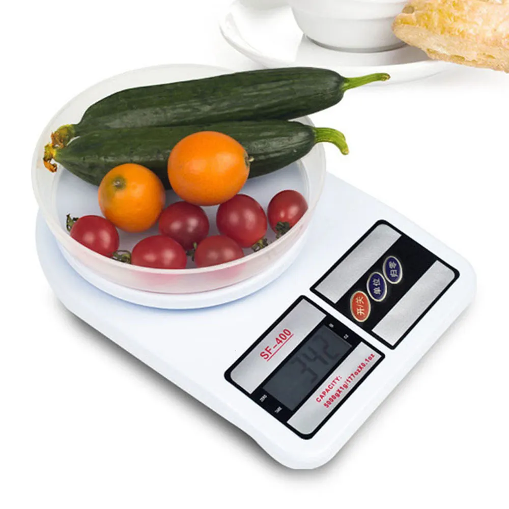Básculas domésticas SF400 Básculas de cocina Báscula electrónica digital para alimentos Alta precisión 10 kg Supermercado comercial para el hogar Báscula agrícola vegetal 230426