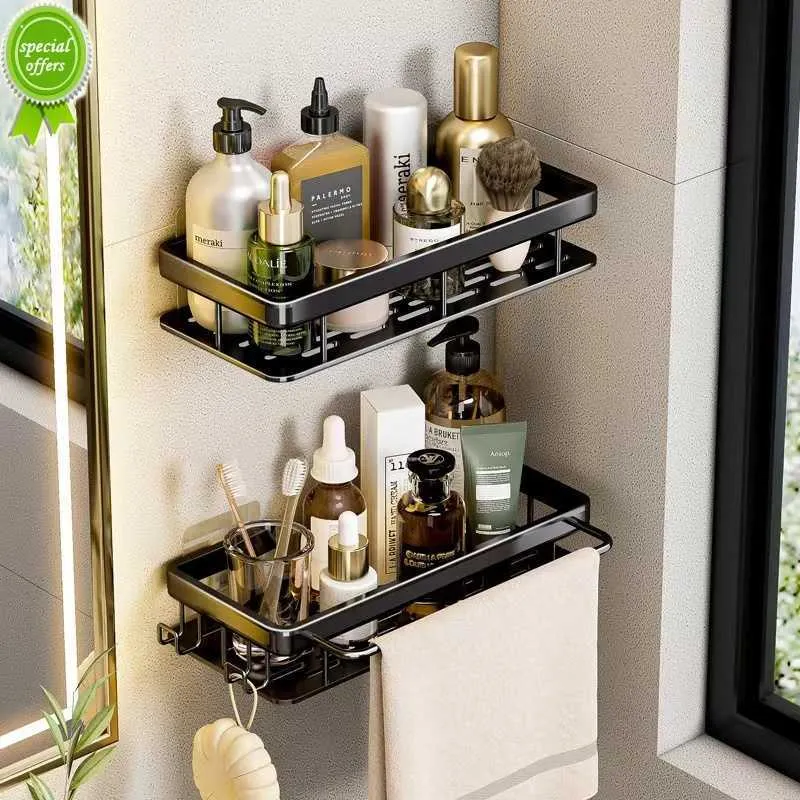 No Drill Bathroom Shelf Space Aluminum Styling Bathroom Shelves Shower
