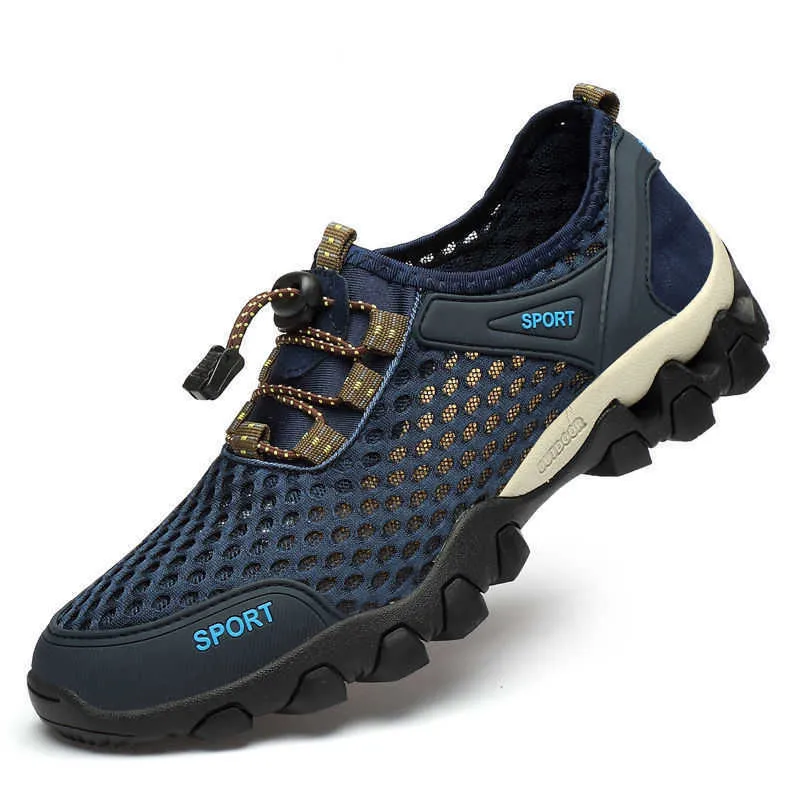 Breathable Non Slip Hiking Sneakers For Men Quick Dry Outdoor